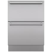 Doble Cajón Refrigerador Combinado Bajo Cubierta 36" (90 cm) Marca: Subzero Modelo: ID-36C Color: Acero Inoxidable ($7,951.80 USD).