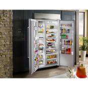 Refrigerador Duplex Side By Side Empotrable 48" (120 cm) Marca: KitchenAid Modelo: KBSD608ESS Color: Acero Inoxidable