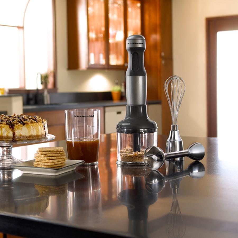 Licuadora De Inmersion Kitchenaid / Dos Velocidades / Roja
