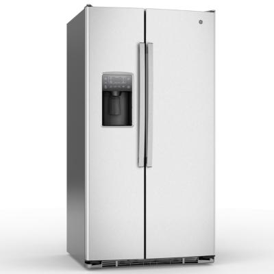 Refrigerador Side by Side 36" (90 cm) Marca: HAIER Modelo: GNM26AETFSS Color: Gris (2025 08)