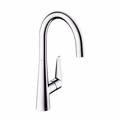 Llave Mezcladora Monomando de Cocina Hansgrohe Talis 72810800 con Extraible Acabado Acero Inoxidable