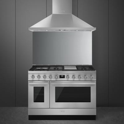 Estufa Profesional Piso 120cm Smeg CPF48UGMX Acero Inoxidable Querétaro