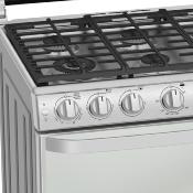 Estufa de piso 30" (76 cm) Marca: Mabe Modelo: EM7682CFIX0 Color: Acero Inoxidable (09 2026)
