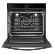 Horno Eléctrico Smart Appliance 30" (76 cm) Marca: Whirlpool Modelo: WOS72EC0HV Color: Negro Inoxidable