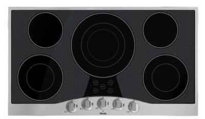 Parrilla Eléctrica Empotrable 36" (90 cm) Marca: Viking Modelo: RVEC3365B Color: Vidrio Cerámico Negro (3,258 USD) (08 2026)