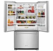 Refrigerador French Door 36" (90 cm) Marca: KitchenAid Modelo: KRFF305ESS Color: Acero Inoxidable