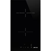 Parrilla Modular Eléctrica Vitrocerámica 12" (30 cm) Marca: Smeg Modelo: SE232TD1 Color: (2025 06) Negro