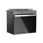 Estufa Gas Empotrable 30" (76 cm) Marca: Whirlpool Modelo: WER2000B Color: Acero Inoxidable  (2026)