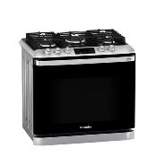 Estufa de piso para Empotrar 30" (80 cm)  Marca: IO Mabe Modelo: IO8086GEGSS0 Color: Acero Inoxidable 