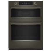 Horno Doble Horno Convección + Microondas Multifunción 30" (76 cm) Marca: Kitchen Aid Modelo: KOEC730SBE  Color:  Black Ore (negro mate premium) (07 2026)