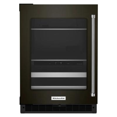 Centro de Bebidas 24" (60cm) apertura izquierda Marca: KitchenAid Modelo: KUBR314KBS Color: Negro  (2025 09)