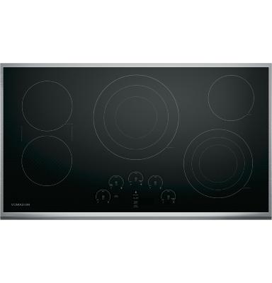 Parrilla Eléctrica Vitrocerámica 36" (90 cm) Marca: Monogram Modelo: ZEU36RSJSS Color: Negro ($3,949 USD)