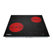 Parrilla Eléctrica 24" (60 cm) Marca: Whirlpool Modelo: WEC5240B Color: Negro