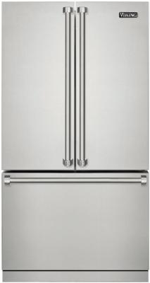 Refrigerador Bottom Freezer French Door 36" (90 cm) Marca: Viking Modelo: RVRF3361SS Color: Acero Inoxidable ($5,014 USD).