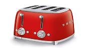 Tostador 4 Rebanadas Marca: Smeg Modelo: TSF03RDUS  Color: Rojo