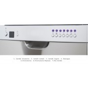 Lavavajillas Tina Inoxidable Dexa 24"/60 cm FRONTALE 60