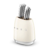 SET de cuchillería  Marca: Smeg Modelo: KBSF02  Color: Crema  (07 2026)