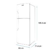 Refrigerador 28" (70 cm) Marca: Mabe Modelo: RMS400IVMRM0 Color: Inox