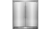 Combo Pareja (3 Pzas) Refrigerador + Congelador + Trim 79" (200 cm) Marca: Frigidaire Pro Modelos: FPRU19F8WF + FPFU19F8WF + TRMKTEZ2LV79 Color: Acero Inoxidable