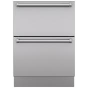 Doble Cajón Refrigerador Bajo Cubierta 30" (76 cm) Marca: Subzero Modelo: ID-30R Color: Acero Inoxidable ($7,256.96 USD).