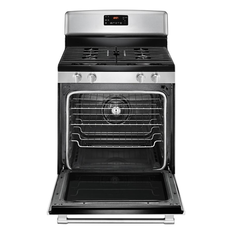 Estufa Stove a Gas de Piso 30" Maytag Acero Inox. MGR8650FZ Queretaro