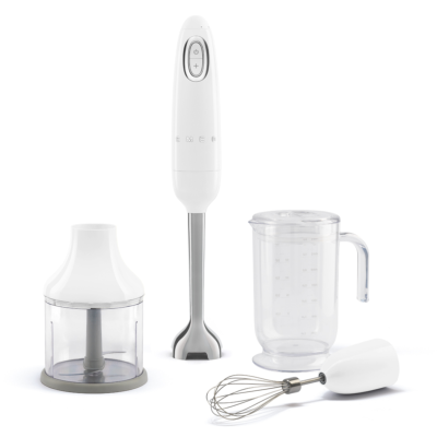 Batidora de Mano Marca: Smeg Modelo: HBF03WHUS Color: Blanco (10 2026)