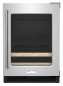 Centro de Bebidas 24" (60cm) apertura derecha, Marca: KitchenAid Modelo: KUBR214KSB Color: Acero Inoxidable (2025 07)