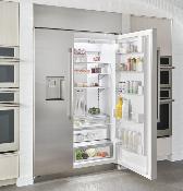 Refrigerador Duplex Side By Side 48" (120 cm) Marca: Monogram Modelo: ZISS480DNSS Color: Acero Inoxidable ($22,499 USD).