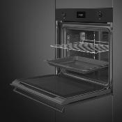 Horno eléctrico Termoventilado 60x60 cm Marca: SMEG Modelo: SF6301TN Color: Negro mate (09 2026)