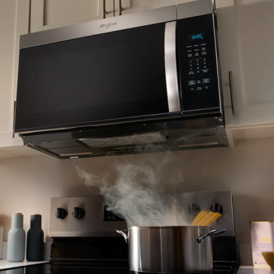 Microcampana 30" (76 cm) 1.7 ft Marca: Whirpool Modelo: WMMS3130RZ Color: Acero Inoxidable (05 2026)