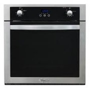 Horno Gas 24" (60 cm) Marca: Whirlpool Modelo: WOA205S Color: Gris Acero