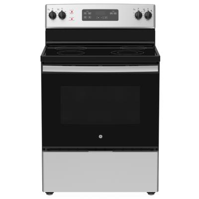 Estufa Eléctrica 28" (76 cm) Marca: GE Modelo: JCBS631SFSS Color: Acero Inoxidable 