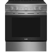 Estufa Eléctrica Slide In  30" (76 cm) Marca: Haier Modelo: QCSS740RNSS Color: Acero Inoxidable (06 2026)