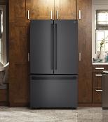 Refrigerador Bottom Freezer French Door 36" (90 cm) Marca: GE Modelo: PWN22JBWCKB Color: Negro  (06 2026)