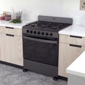 Estufa de piso 30" (76 cm) Marca: Across Modelo: AFR2000G Color: Gris (2025 07)