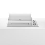 Asador para exterior con Grill eléctrico 90 cm Marca: SMEG Modelo: BBQE90X Color: Acero Inoxidable (09 2026)