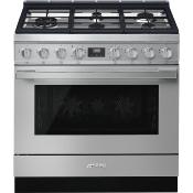 Estufa Gas Piso 36" (90 cm) Marca: Smeg Modelo: CPF36UGMX Color: Acero Inoxidable (2025 06)