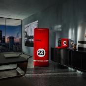 Refrigerador 50’s Style 153x60 cm Marca: Smeg x Porsche Modelo: FAB28URDP9176 (09 2026)