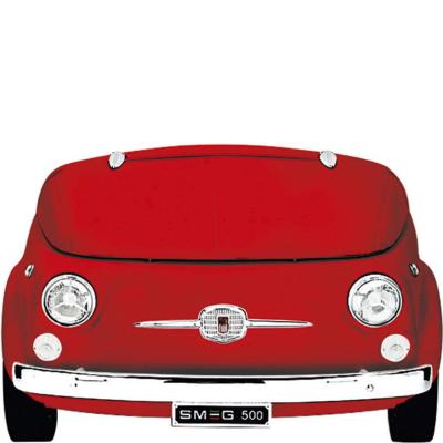 Frigobar Auto Clásico FIAT 500 49" (124 cm) Marca: Smeg Modelo: SMEG500RDUS Color: Rojo