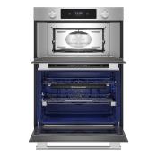 Horno eléctrico empotrable combinado microondas arriba + horno abajo Modelo: KOEC730SPS Color: Acero Inoxidable (08 2026)