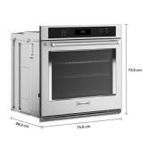 Horno Eléctrico 30" (76 cm) Marca: KitchenAid Modelo: KOES530PPS Color: Acero Inoxidable (2025 07)