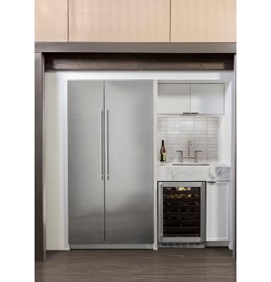 Pareja Columnas All Refrigerator -  All Freezer 48" (120 cm) Marca: Monogram Modelos: ZIR241NPNII - ZIF241NPNII Color: Acero Inoxidable ($31,749 USD).