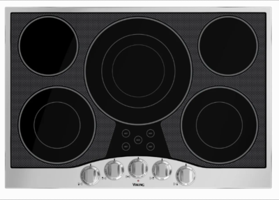 Parrilla Eléctrica Empotrable 30" (76 cm) Marca: Viking Modelo: RVEC3305B Color: Vidrio Cerámico Negro (2,798 USD) (08 2026)