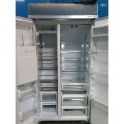 Refrigerador Duplex Side by Side Empotrable 42" (105 cm) Marca: KitchenAid Modelo: KBSD602ESS Color: Acero Inoxidable