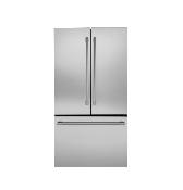 Refrigerador Bottom Freezer French Door de Piso Statement 36" (90 cm) Marca: Monogram Modelo: ZWE23PSNSS Color: Acero Inoxidable ($9,999 USD).