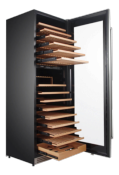 Columna de cava de vino empotrable 60x188 cm Marca: THOR Modelo: TWC2403DI Color: Acero Inoxidable