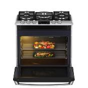 Estufa de piso para Empotrar 30" (80 cm)  Marca: IO Mabe Modelo: IO8086GEGSS0 Color: Acero Inoxidable 