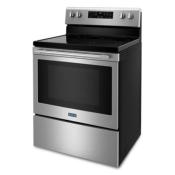 Estufa Eléctrica 30" (76 cm) Marca: Maytag Modelo: MER7700LZ Color: Acero Inoxidable (2025 07)