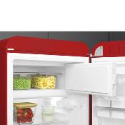 Refrigerador Top Freezer 24" (60 cm) Marca: Smeg Modelo: FAB10URRD3 Color: Rojo (09 2026)