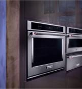 Horno eléctrico 220v + Convección 30" (76 cm) Marca: KitchenAid Modelo: KOSE500ESS Color: Acero Inoxidable